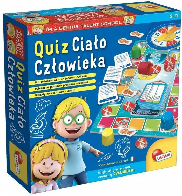 Lisciani aš genijus. Viktorina – žmogaus kūnas (304-PL67794)