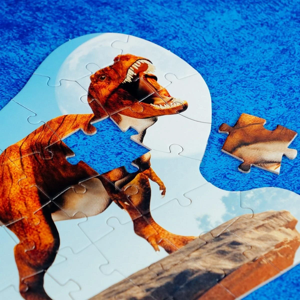 Lisciani DIY konstruktorius Dinozauras T-REX + dėlionė