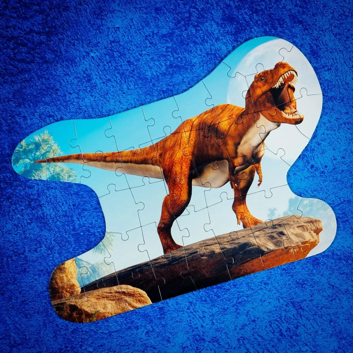 Lisciani DIY konstruktorius Dinozauras T-REX + dėlionė