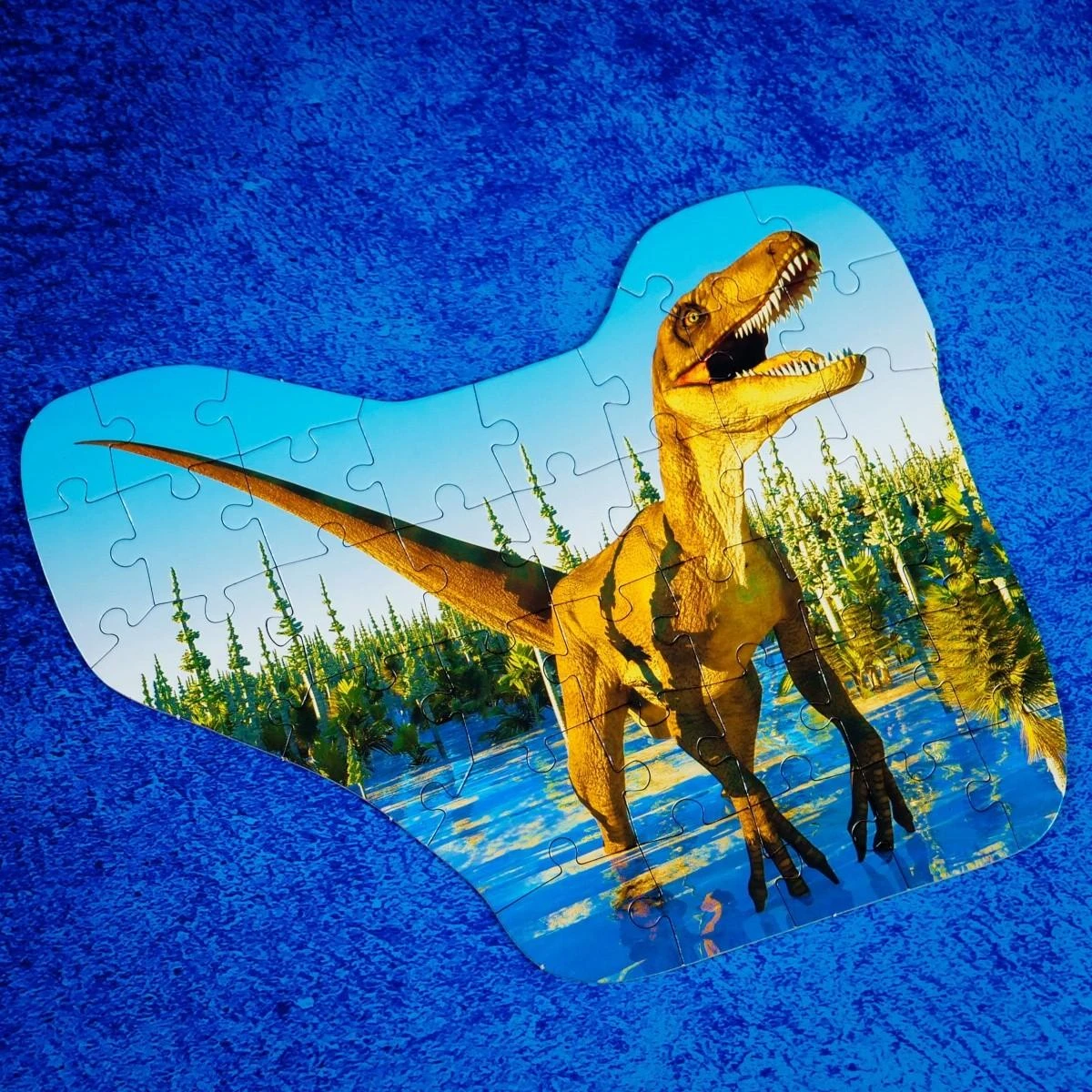 Lisciani DIY konstruktorius Dinozauras VELOCIRAPTOR + dėlionė