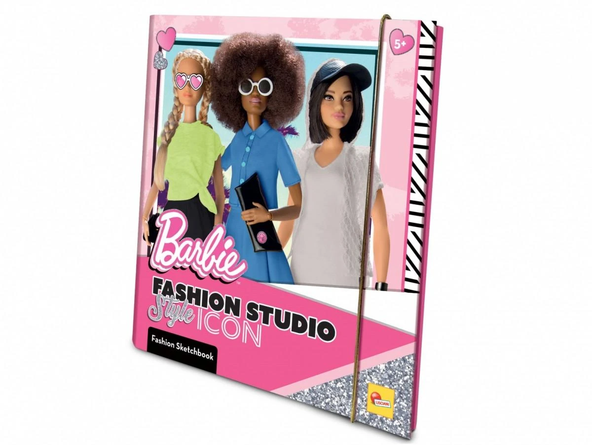 Lisciani Barbie suknelių dizaino knyga