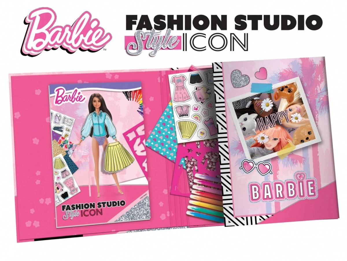 Lisciani Barbie suknelių dizaino knyga