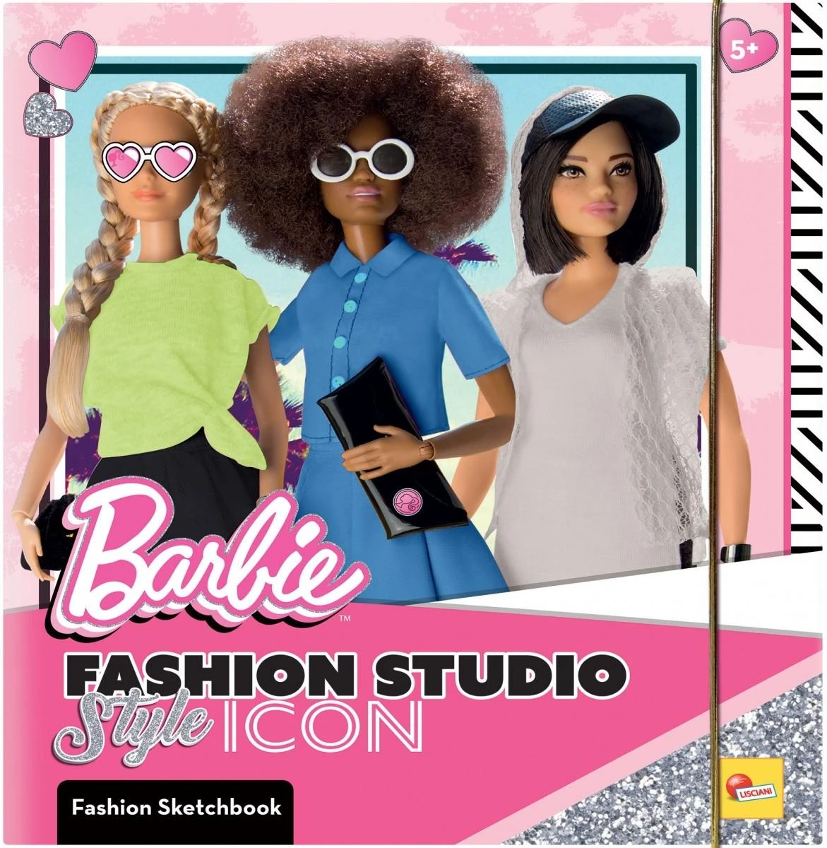 Lisciani Barbie suknelių dizaino knyga