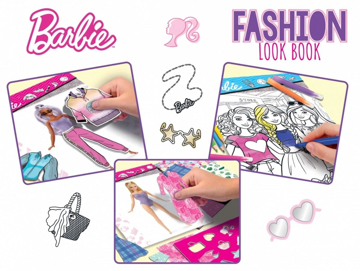 Lisciani LOOK Szkicownik Barbie mados įvaizdžio knyga