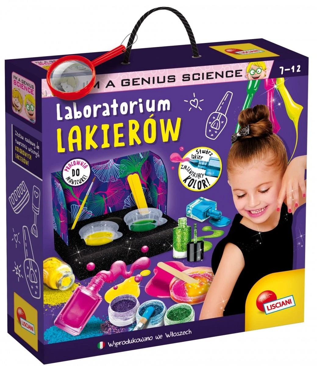 Nagų lakų kūrimo rinkinys Lisciani Genius Laboratorija