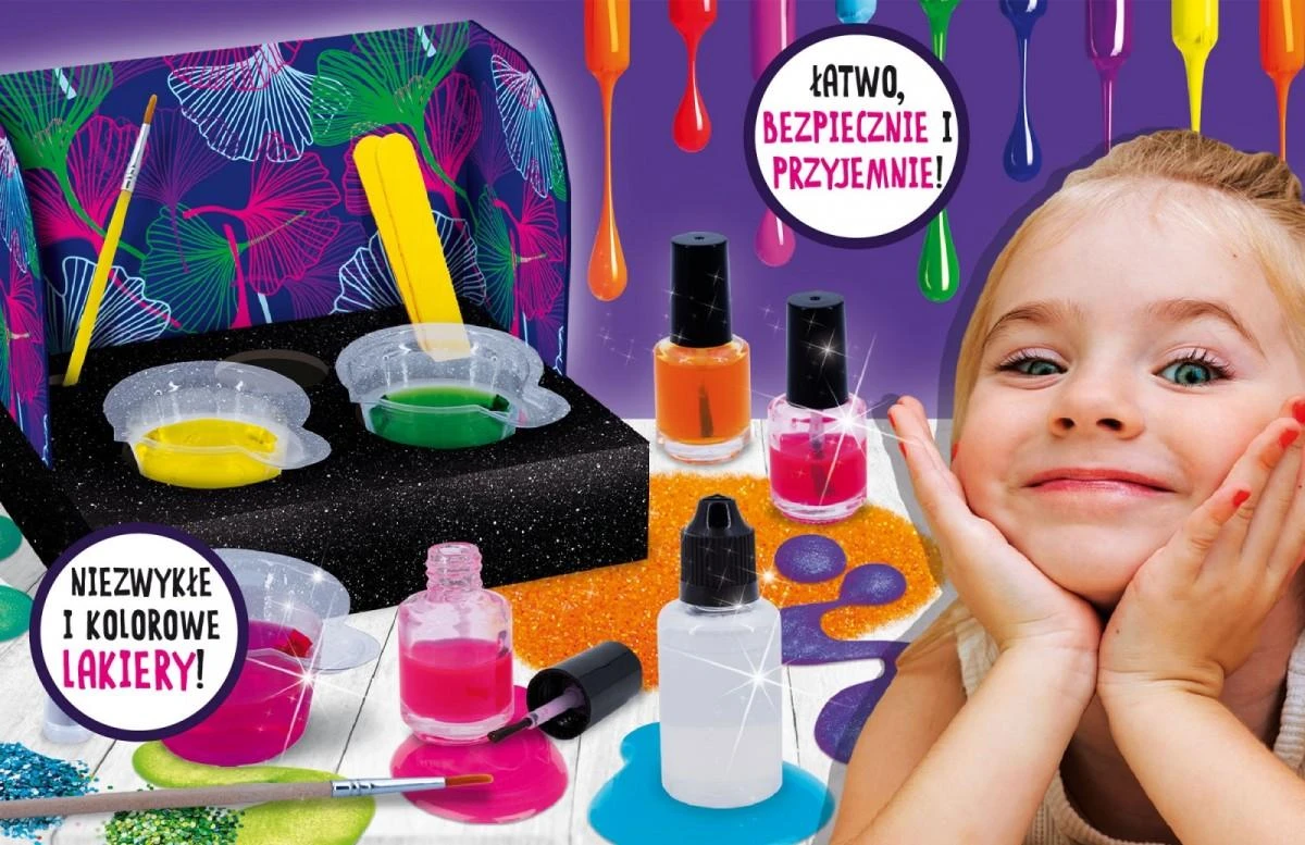 Nagų lakų kūrimo rinkinys Lisciani Genius Laboratorija