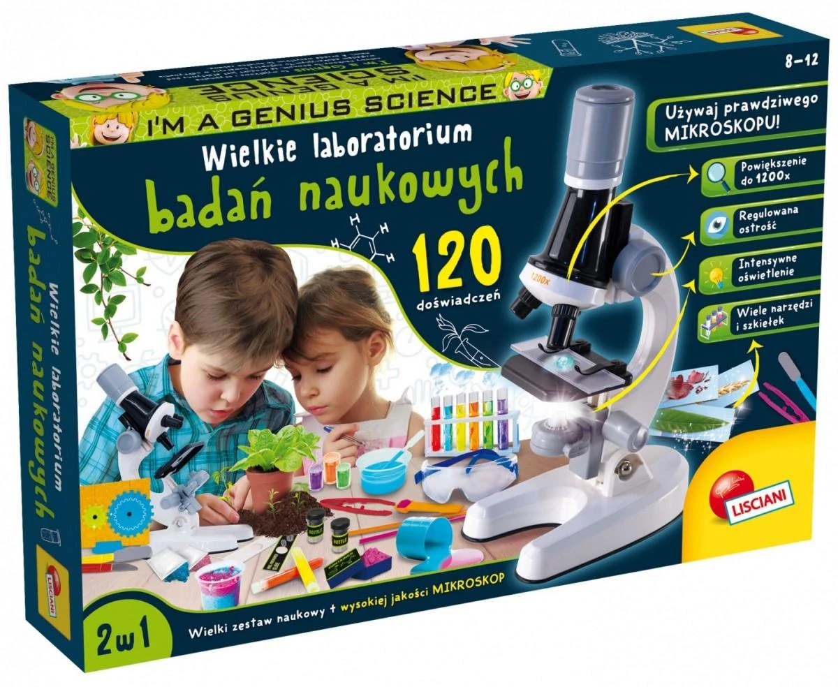 Edukacinis rinkinys Lisciani Genius Science Kit Laboratorija