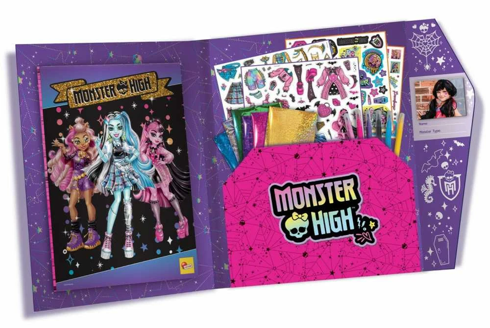 Lisciani „Monster High“ mielas eskizų knygelės dienoraštis