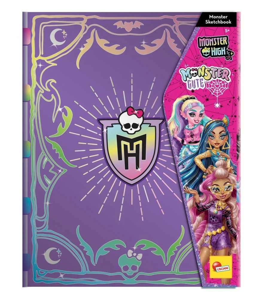 Lisciani „Monster High“ mielas eskizų knygelės dienoraštis
