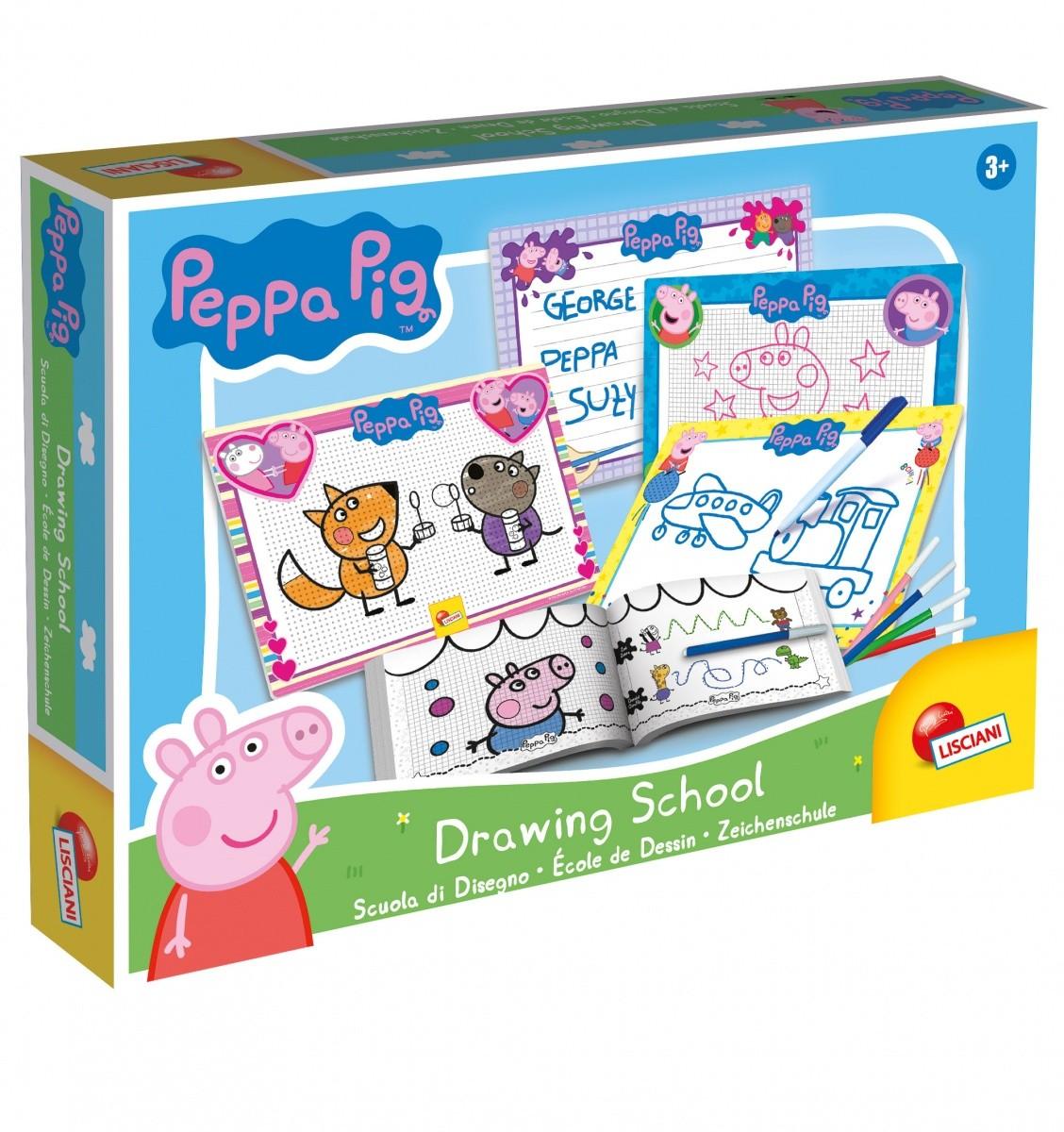 Piešimo mokykla - Peppa Piga piešimo mokykla - mokytis piešti - LISCIANI