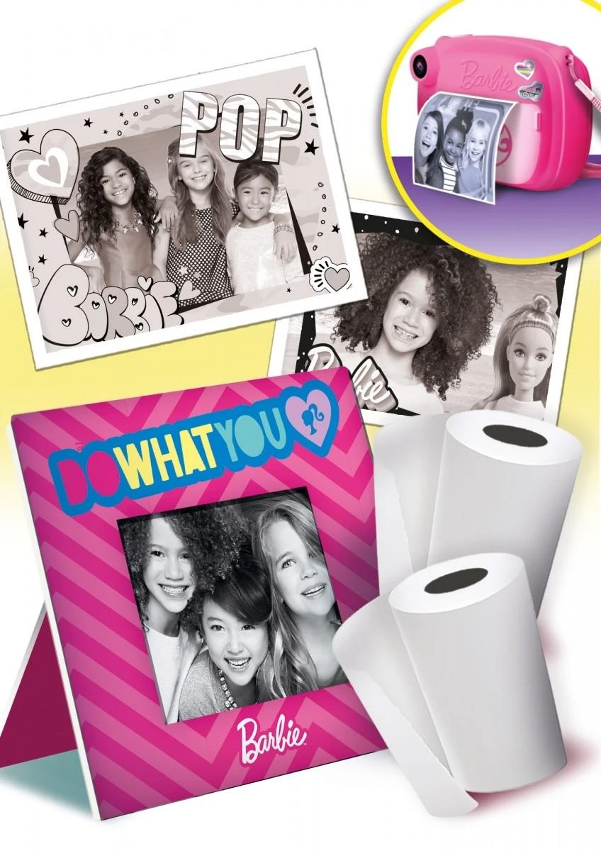 Lisciani Riedučiai do aparatu Barbie Print Cam - 2 sztuki