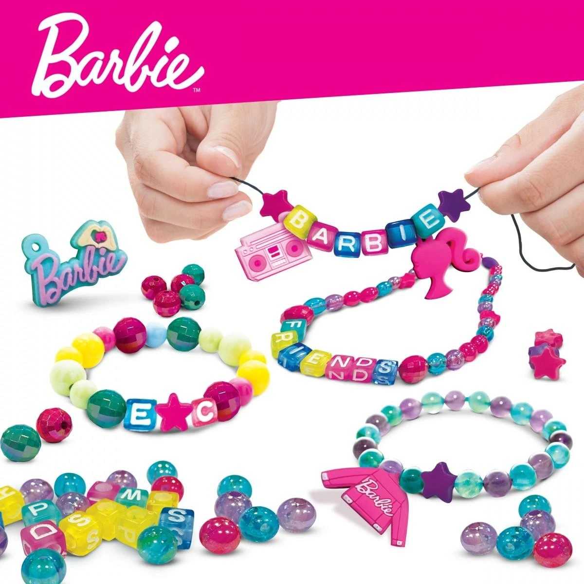 Lisciani Papuošalų kūrimo rinkinys rankinėje Barbie
