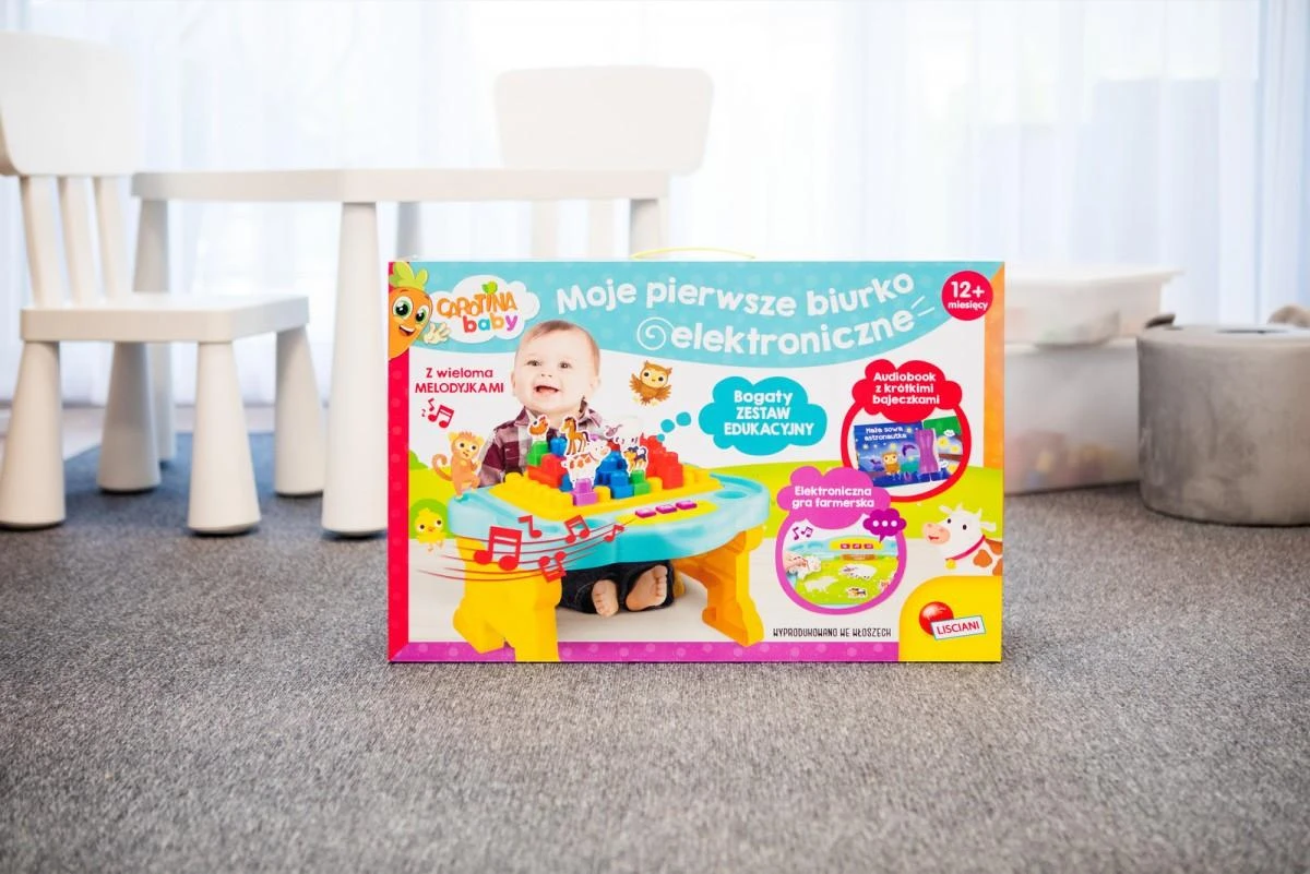Lisciani Elektroninis edukacinis stalas Carotina Baby vaikams