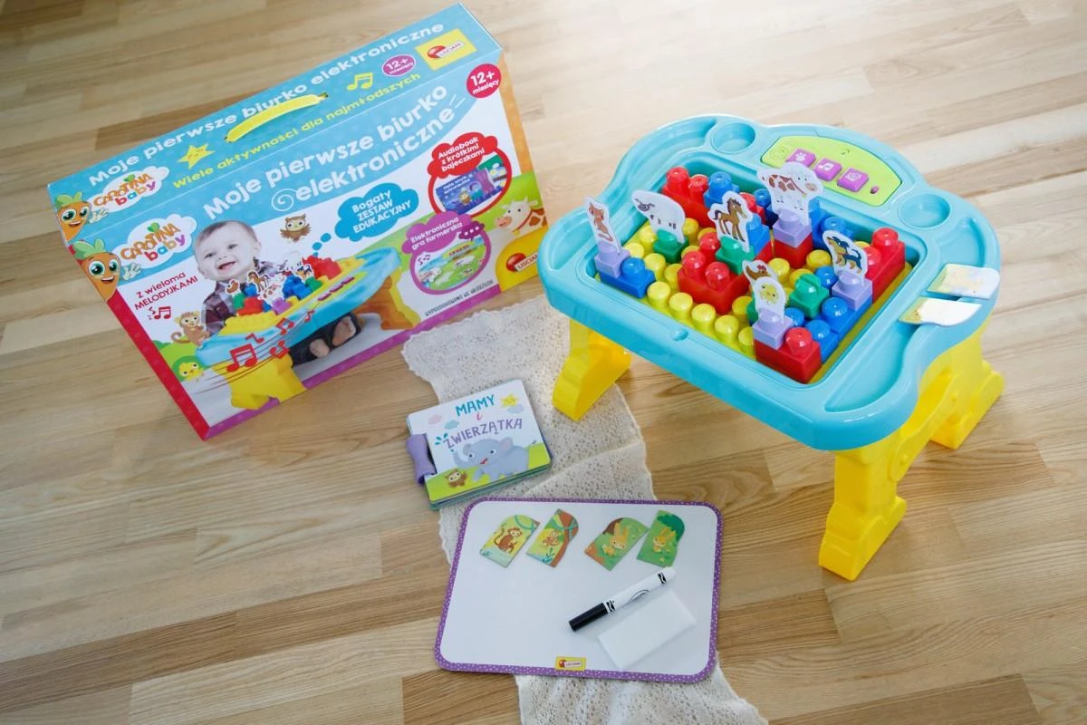 Lisciani Elektroninis edukacinis stalas Carotina Baby vaikams