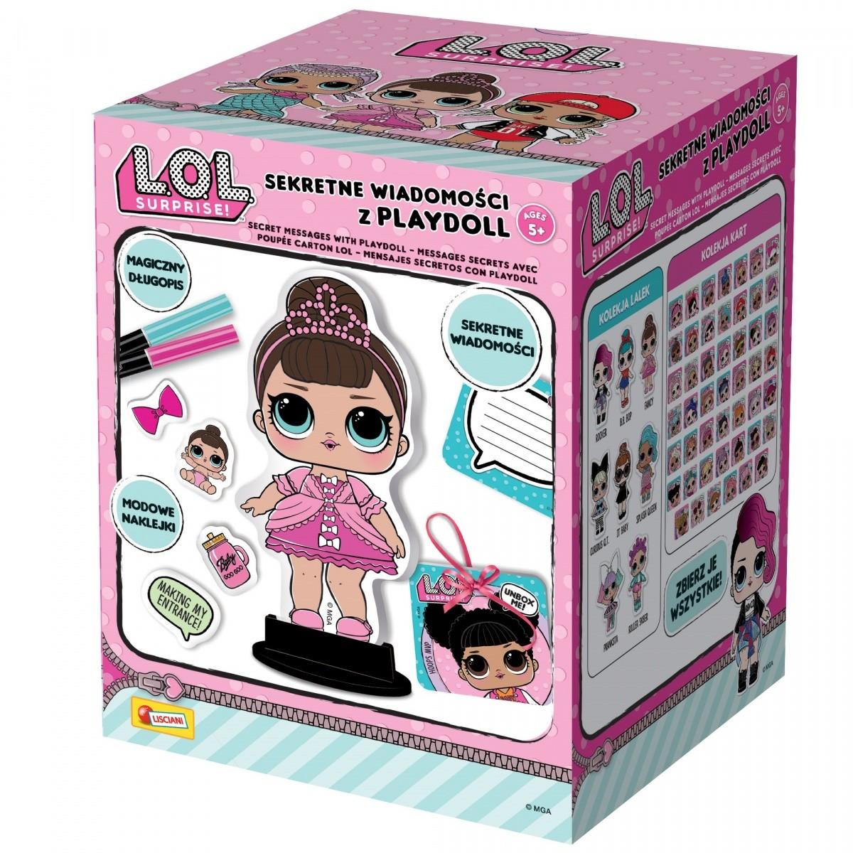 „Lisciani LOL Surprise Creative Set“ slapti pranešimai iš „Playdoll-304-PL69460“