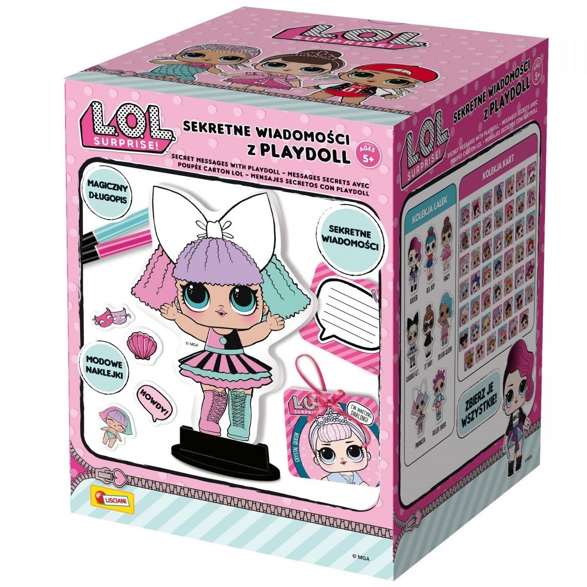 „Lisciani LOL Surprise Creative Set“ slapti pranešimai iš „Playdoll-304-PL69460“