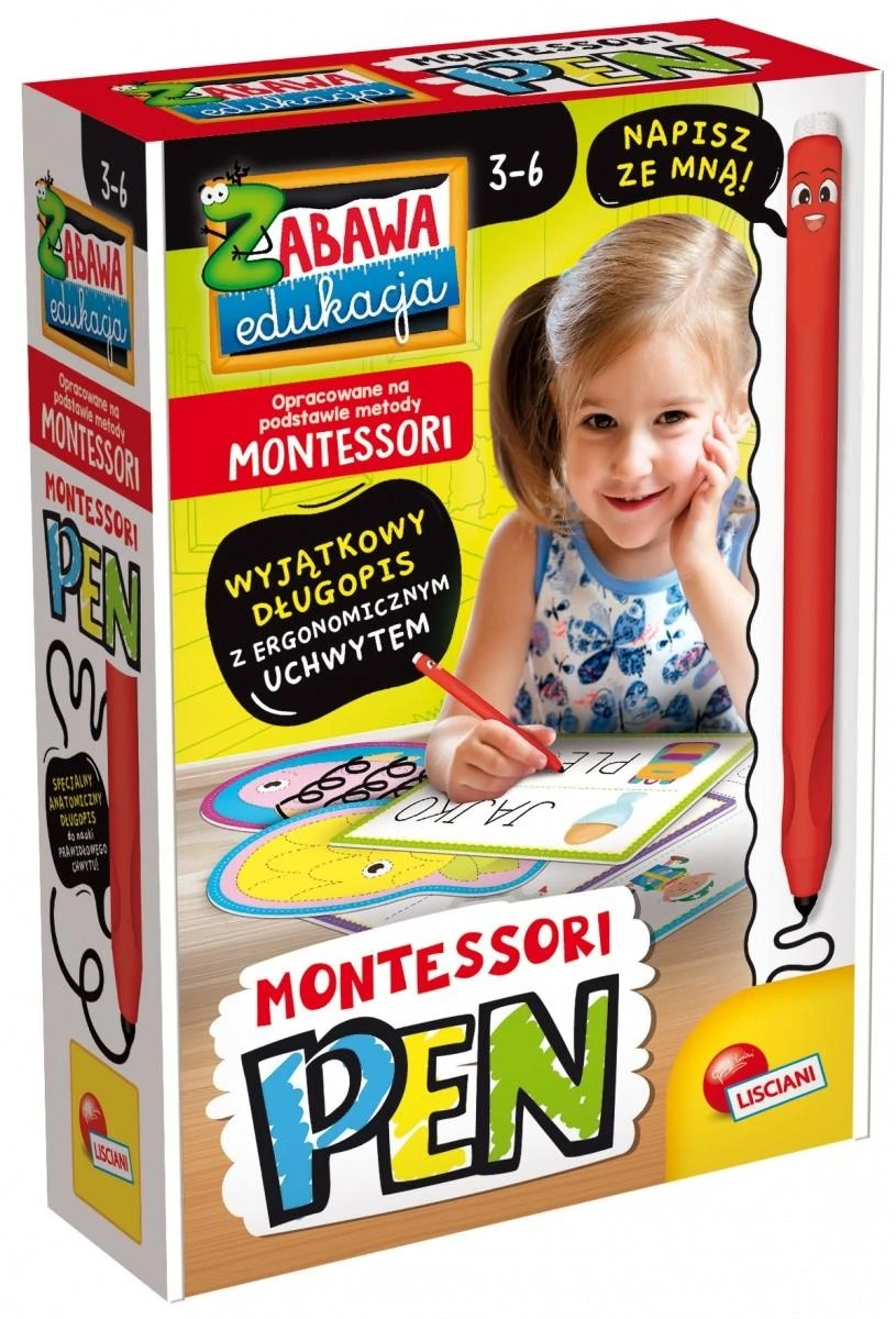 Dante *****Lisciani montessori długopis+32tabl.01313