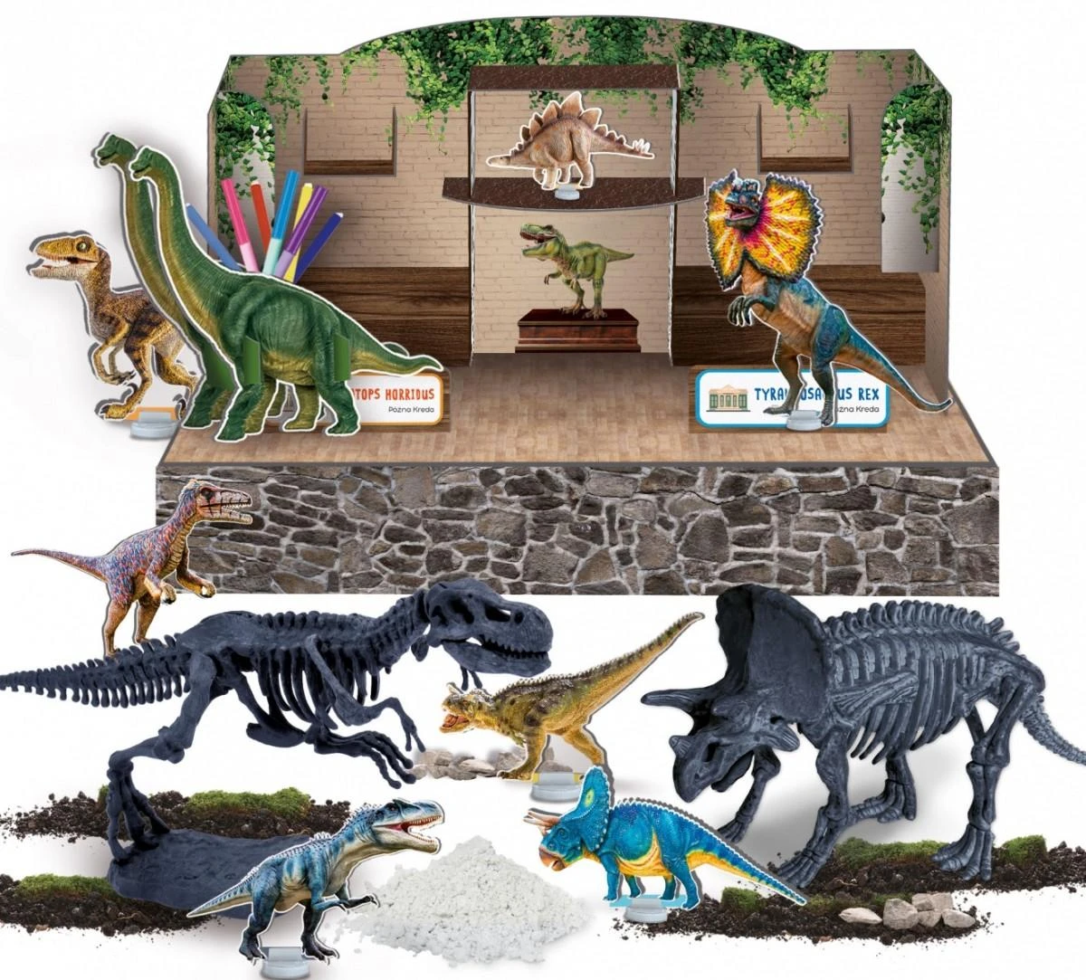 Lisciani Edukacinis žaislas mažiesiems – paleontologijos laboratorija
