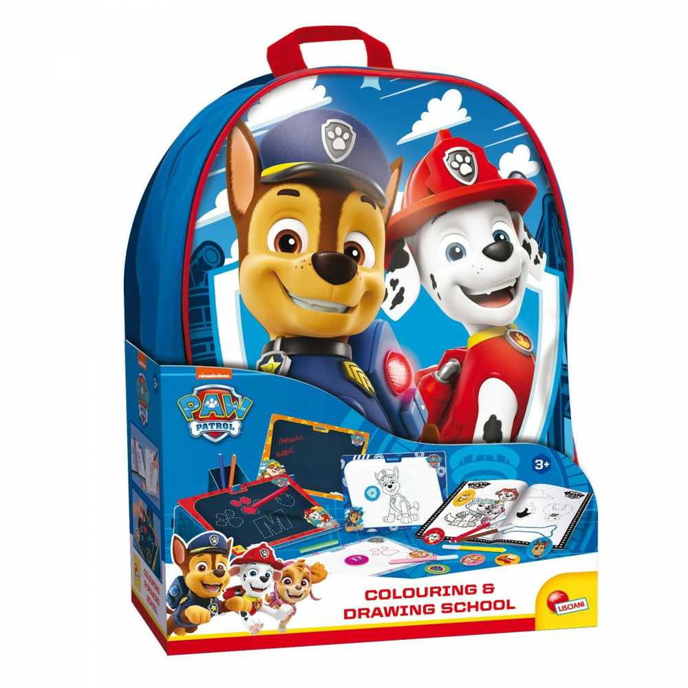 Lisciani PAW Patrol piešimo mokyklos komplektas su kuprine