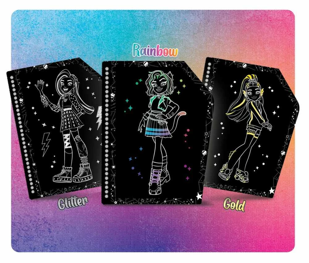 LISCIANI Monster High braižymo knyga Monster friends forever, 12822