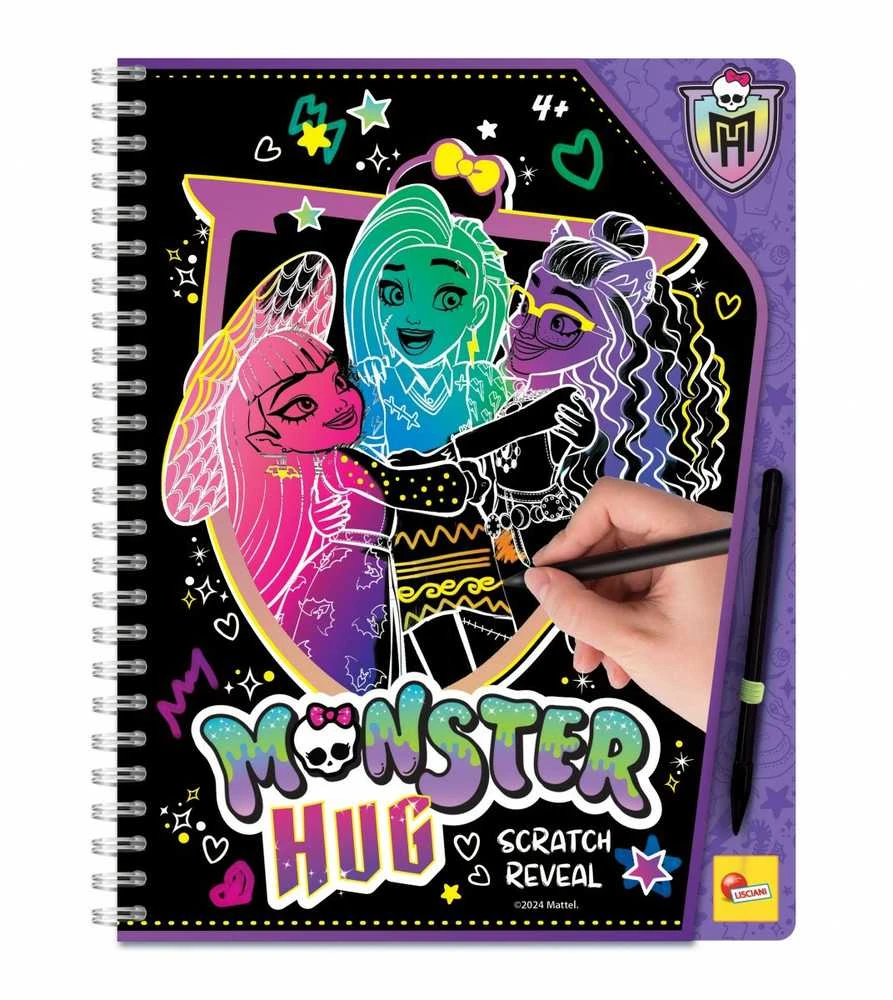 Lisciani Zdrapywanka eskizų knygelės nulio atskleidimas Monster High