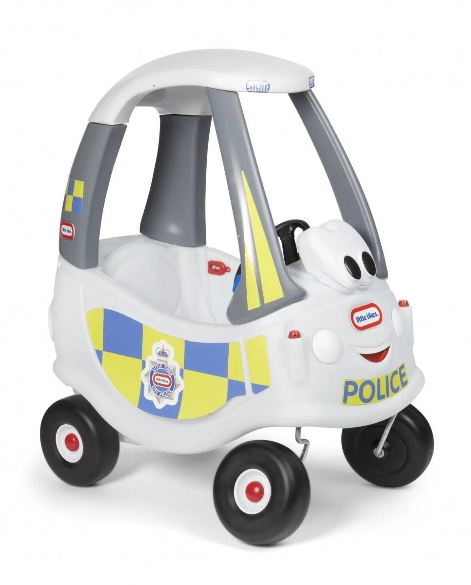 Paspiriama mašinėlė Little Tikes Cozy Coupe Policija (173790E3), balta