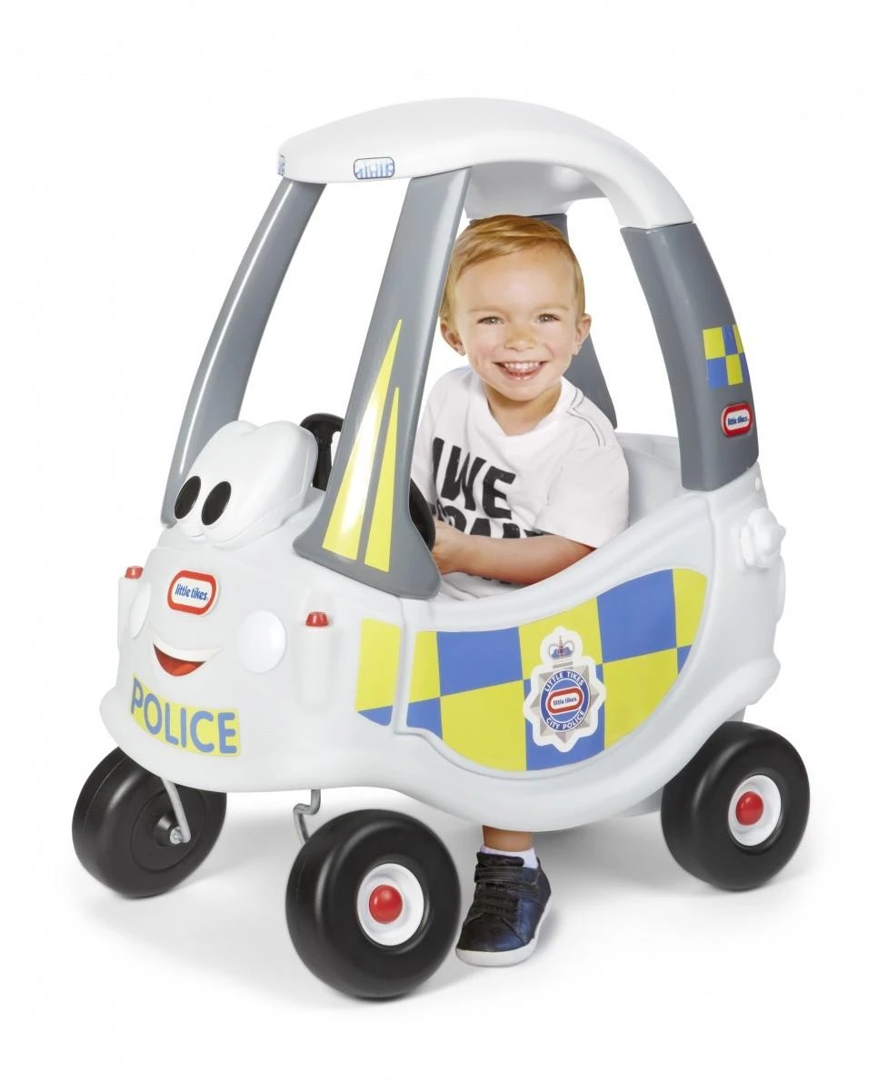 Paspiriama mašinėlė Little Tikes Cozy Coupe Policija (173790E3), balta