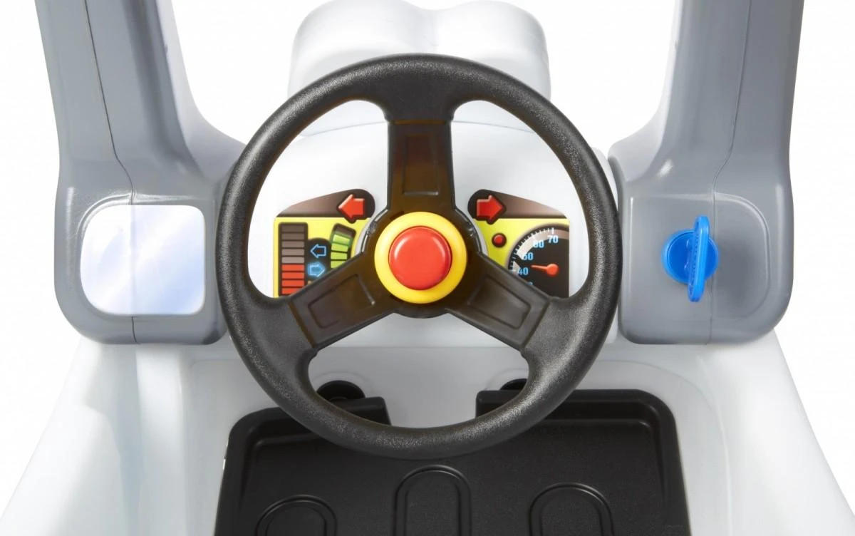 Paspiriama mašinėlė Little Tikes Cozy Coupe Policija (173790E3), balta