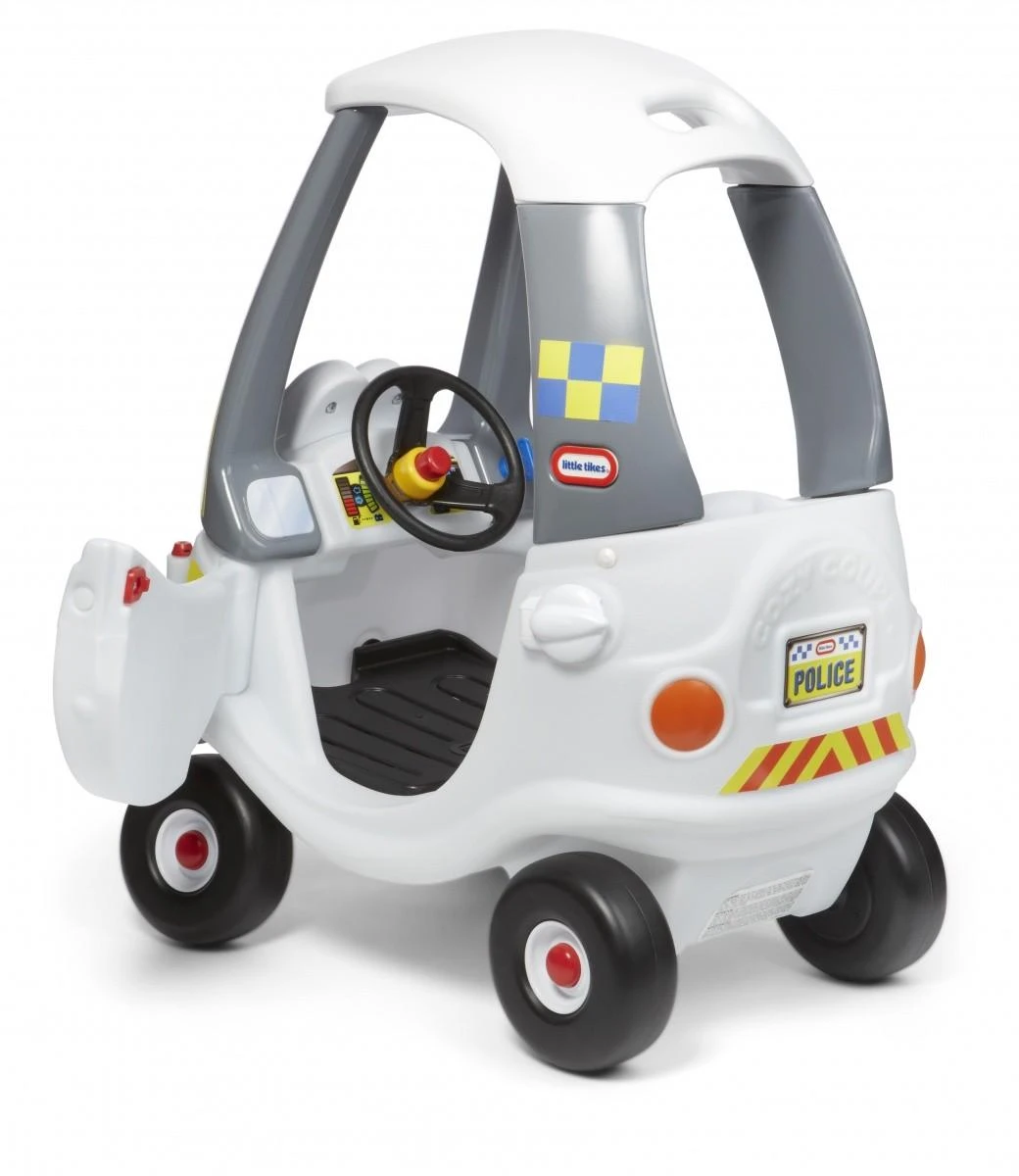 Paspiriama mašinėlė Little Tikes Cozy Coupe Policija (173790E3), balta