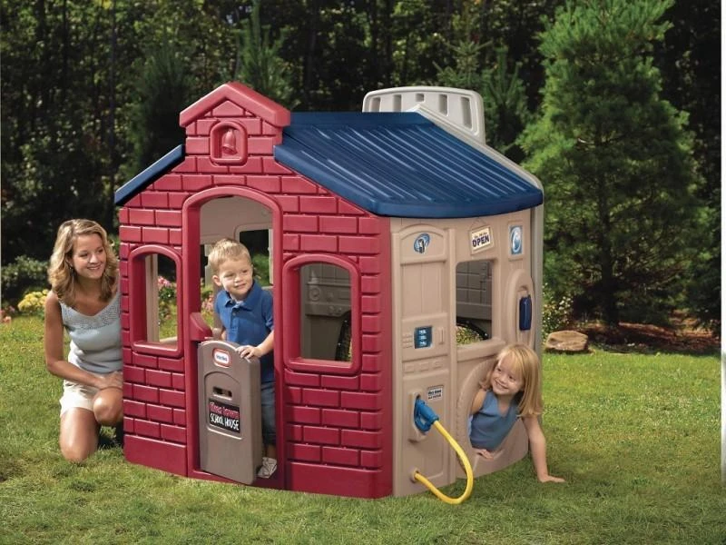 Lauko Žaidimų Namelis Little Tikes su Krepšinio Lanku