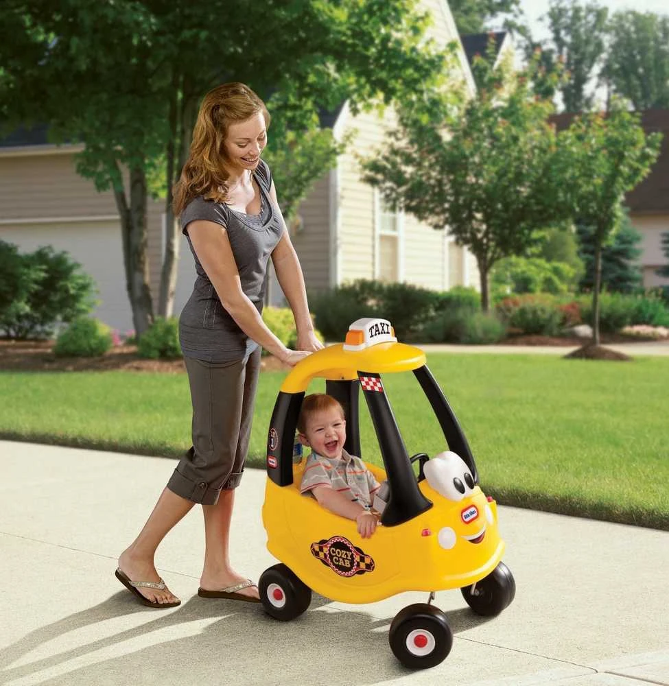 Paspiriama mašinėlė Little Tikes Taxi, geltona