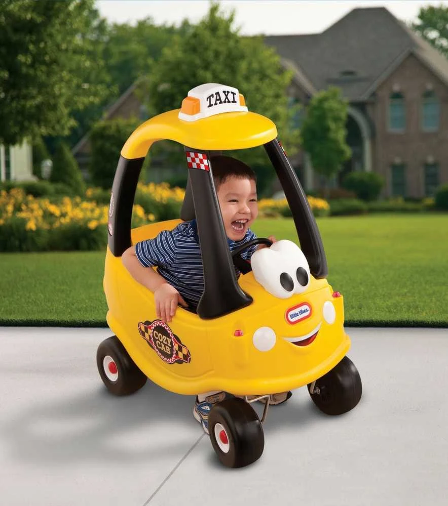 Paspiriama mašinėlė Little Tikes Taxi, geltona