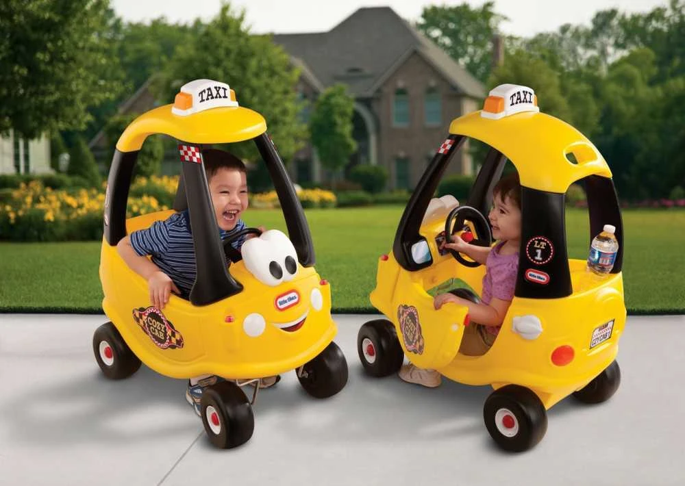 Paspiriama mašinėlė Little Tikes Taxi, geltona
