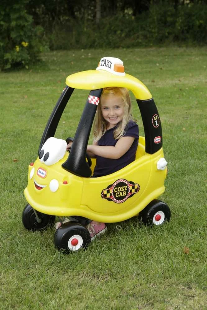 Paspiriama mašinėlė Little Tikes Taxi, geltona
