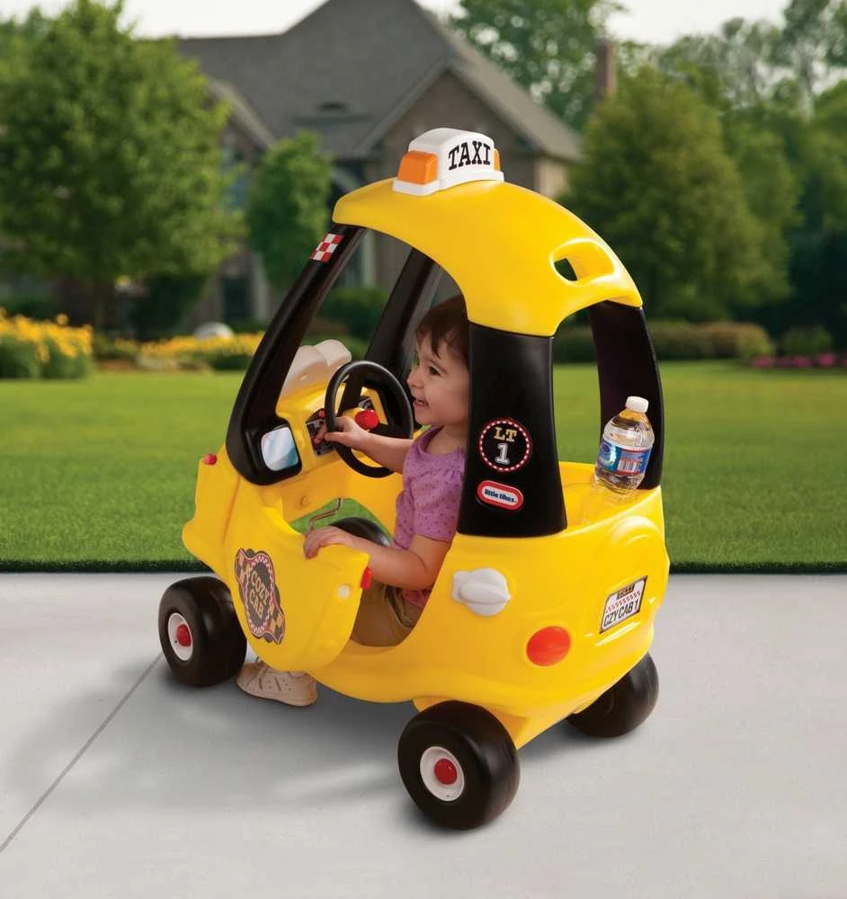 Paspiriama mašinėlė Little Tikes Taxi, geltona