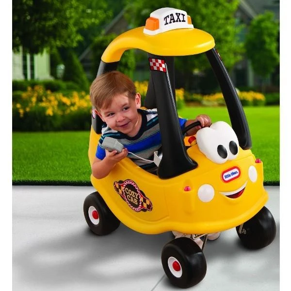 Paspiriama mašinėlė Little Tikes Taxi, geltona