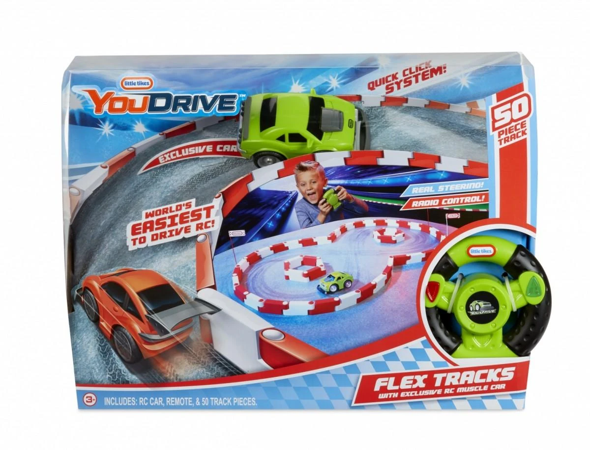 Little Tikes YouDrive Flex Tracks - lenktyninis automobilis