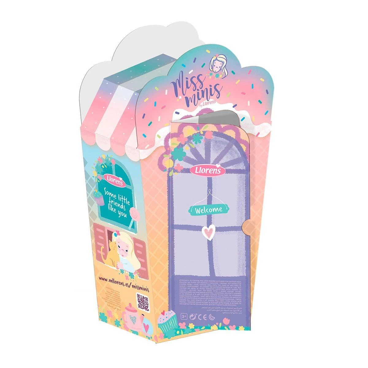Llorens Lėlė Pixi Rožinė Miss Miniss 26 cm