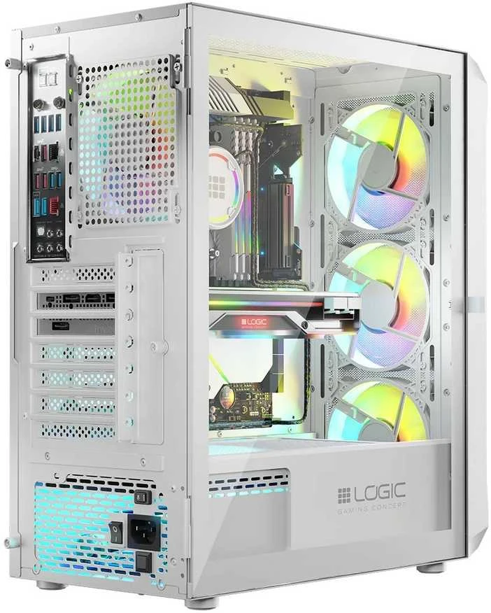 Dėklas – Logic Portos ARGB Minidi USB 3.0 baltas