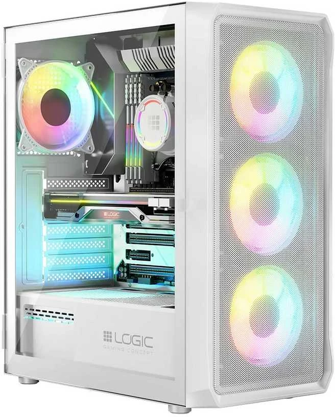 Dėklas – Logic Portos ARGB Minidi USB 3.0 baltas