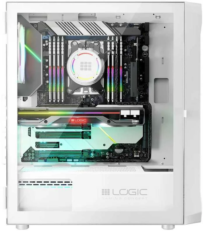 Dėklas – Logic Portos ARGB Minidi USB 3.0 baltas