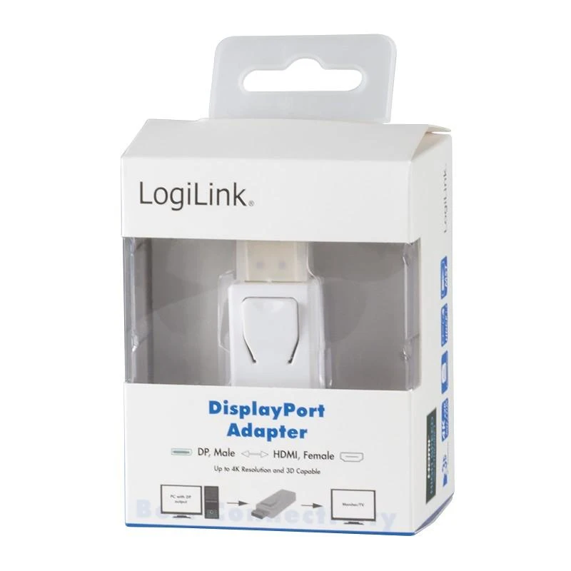 LOGILINK CV0100 LOGILINK – 4K DisplayPort 1.2 į HDMI adapteris