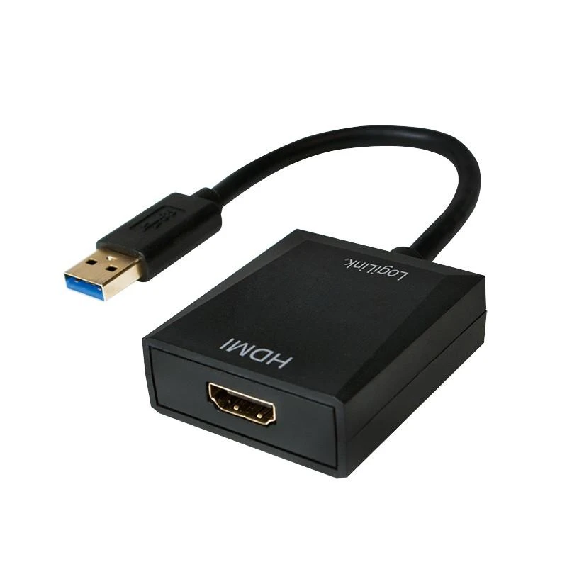 LogiLink USB 3.0 į HDMI adapteris su trumpu laidu
