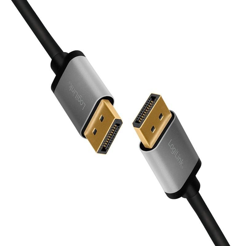 LogiLink DisplayPort 5.0m juoda-pilka