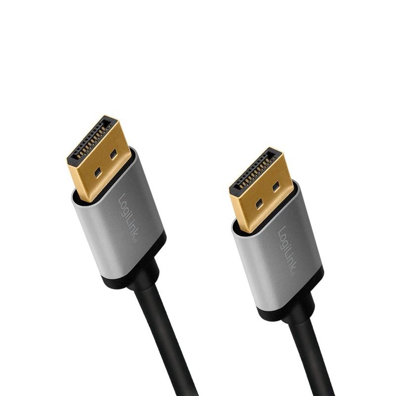 LogiLink DisplayPort 5.0m juoda-pilka