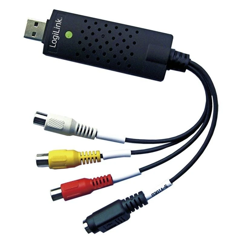 „Logilink“ | USB 2.0 A/V adapteriai, USB-A/M į 3x RCA + Mini-DIN 5/F, „Windows 11“ | VG0030A
