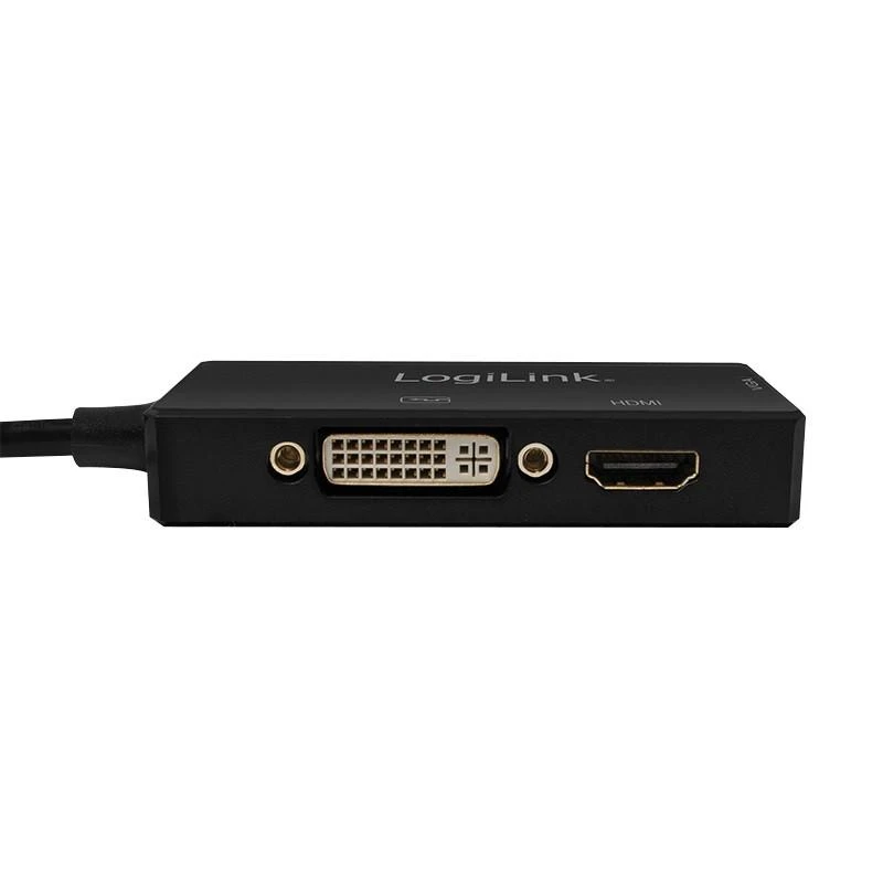 LOGILINK CV0109 LOGILINK – 4K DisplayPort į DVI/HDMI/VGA konverteris