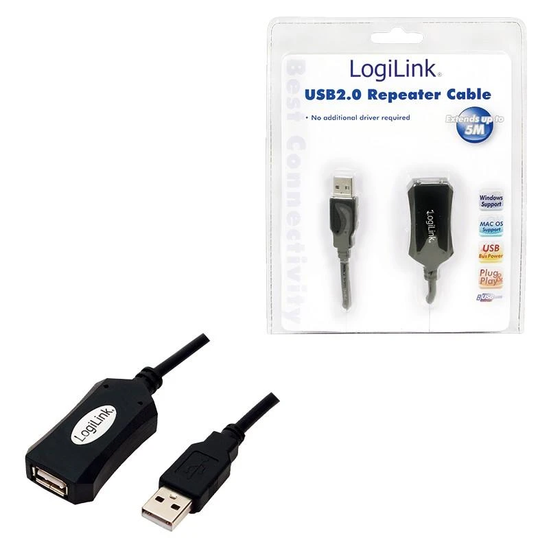LOGILINK UA0001A LOGILINK - Kabelio kartotuvas USB 2.0 5m