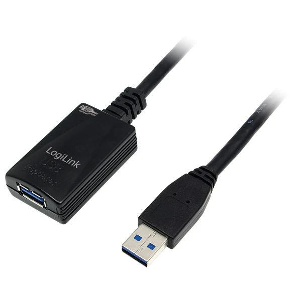 LOGILINK UA0127 LOGILINK - kartotuvo laidas USB 3.0 Juodas 5m
