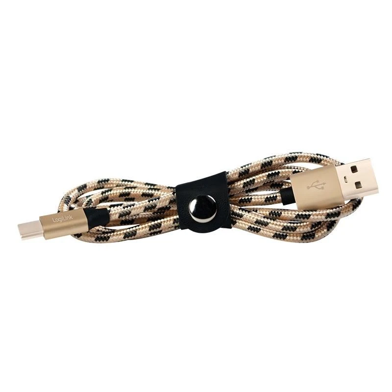LOGILINK CU0135 LOGILINK – sinchronizavimas & įkrovimo laidas, USB į Micro USB kištukas, 2m